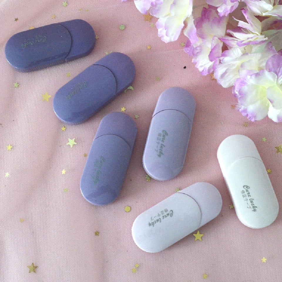 Blanco ruban ovale violet