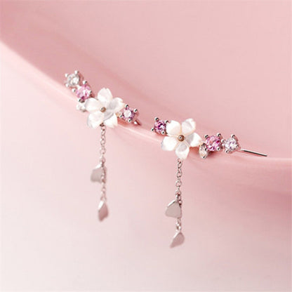 Boucles d'oreilles fleurs de sakura