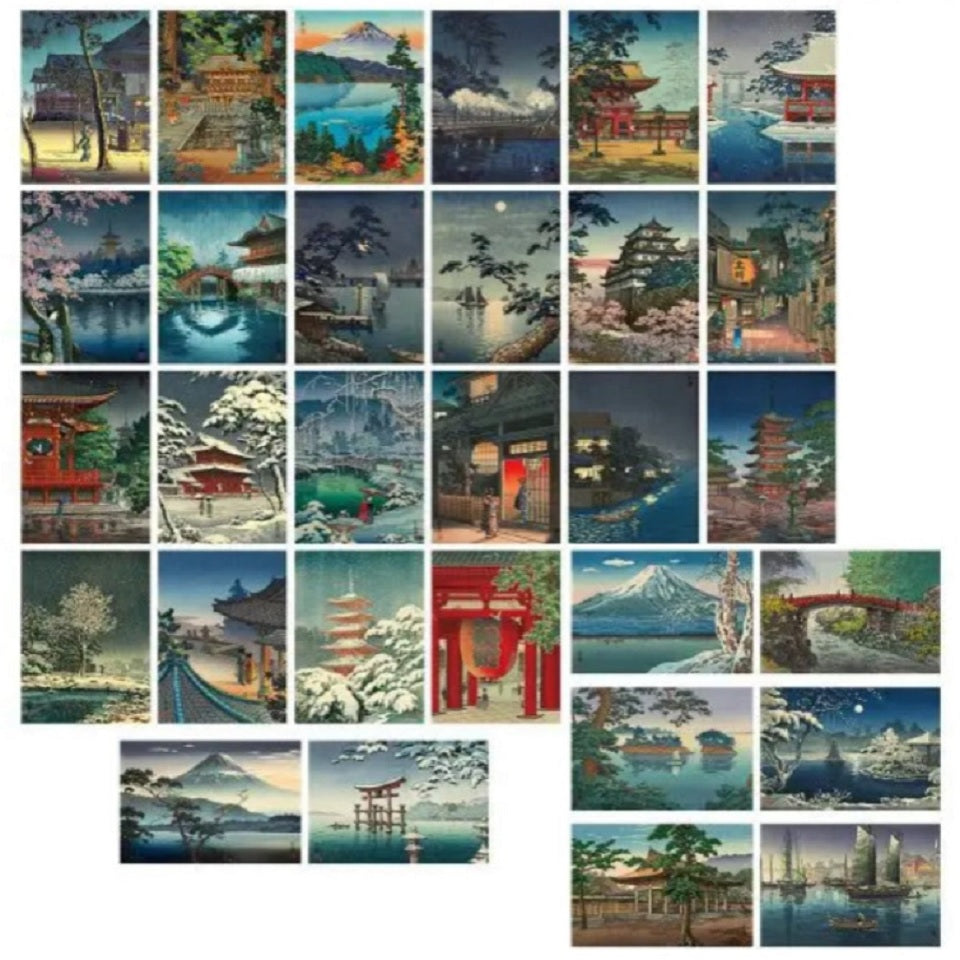 Carte postale paysages japonais