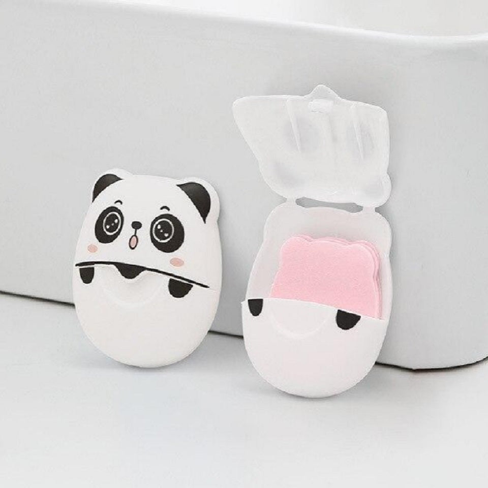 Feuilles de savon panda