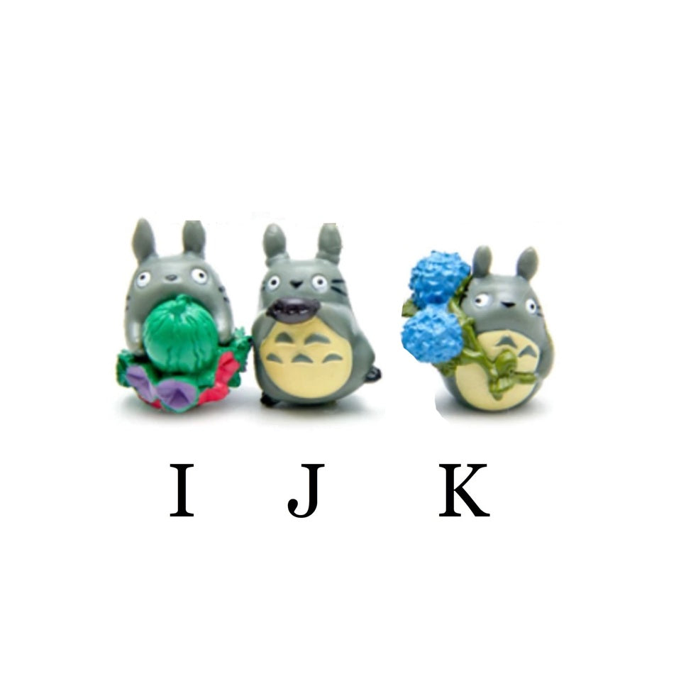Des figurines Totoro et Chat bus qui rappellent directement le film Mon voisin Totoro. Elément de décoration super mignon et stylé.