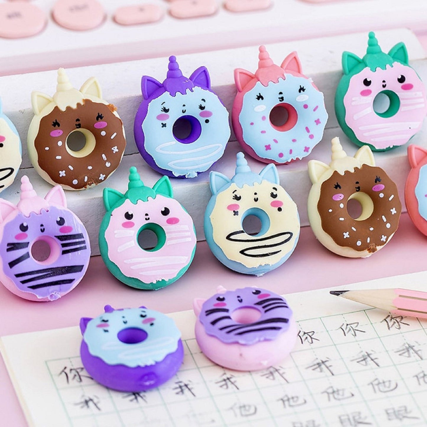 Gomme donut licorne