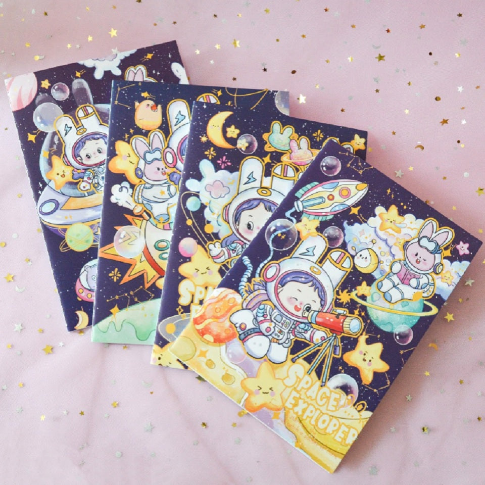 Grand carnet explorateur de l'espace