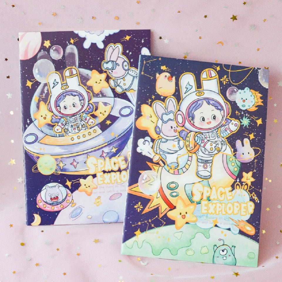 Grand carnet explorateur de l'espace