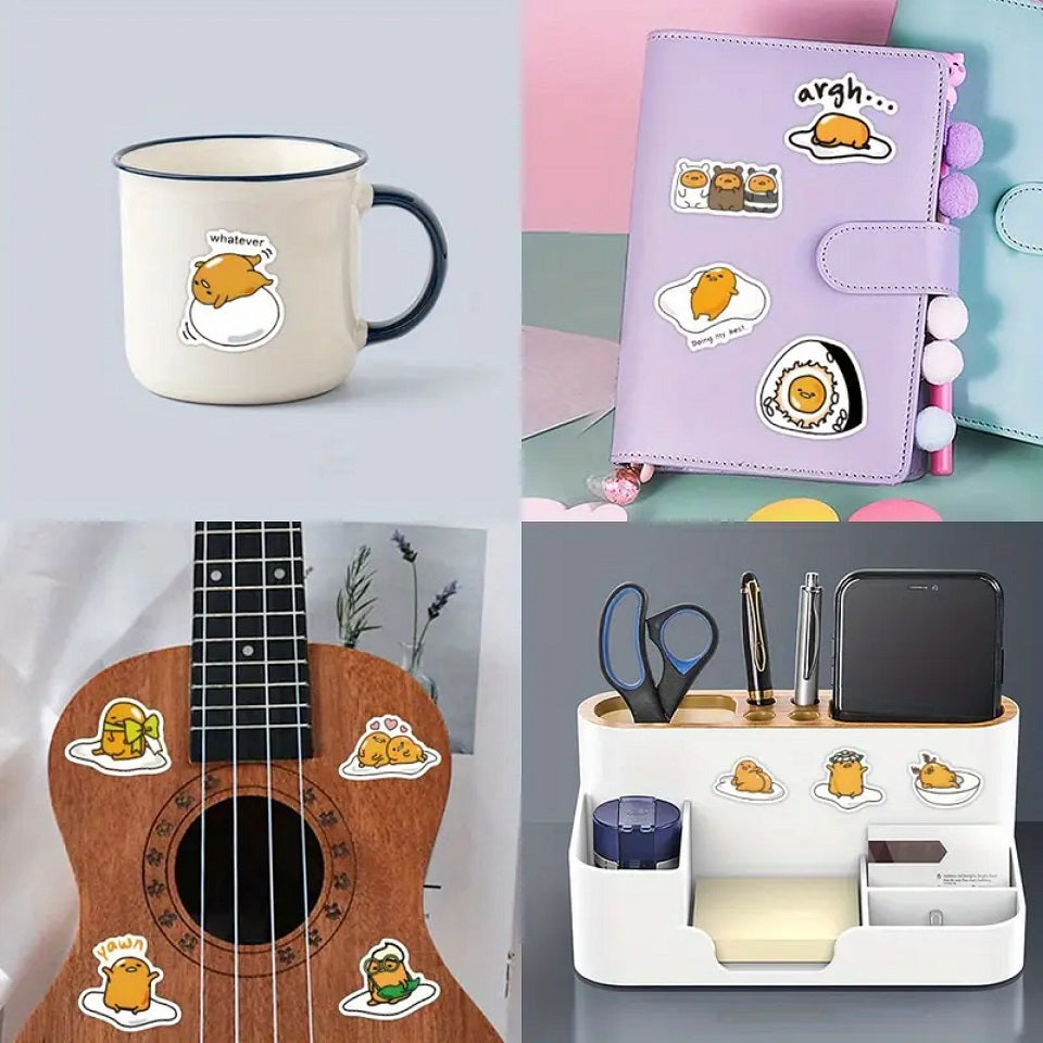Lot de 20 stickers Gudetama