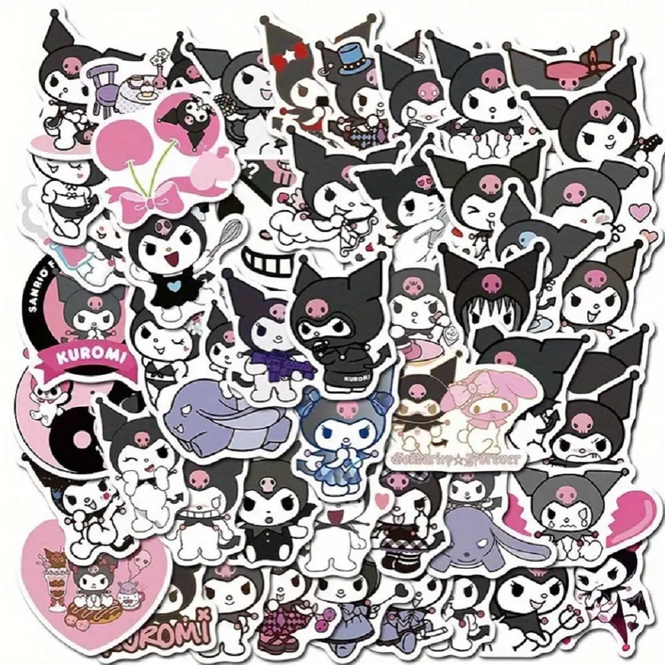 Lot de 20 stickers Kuromi