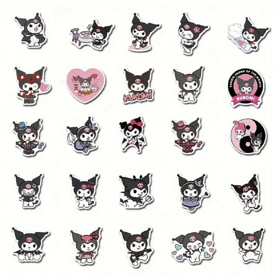 Lot de 20 stickers Kuromi