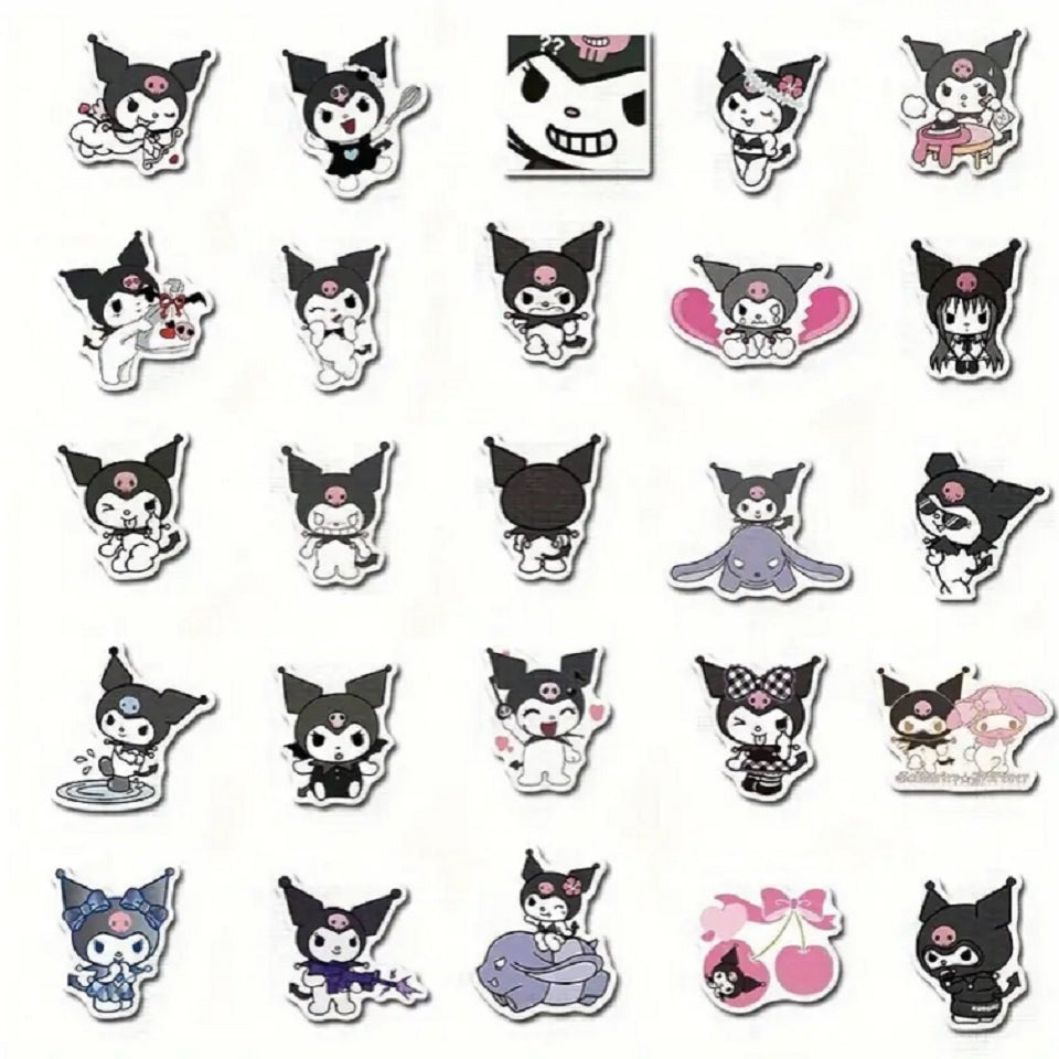 Lot de 20 stickers Kuromi