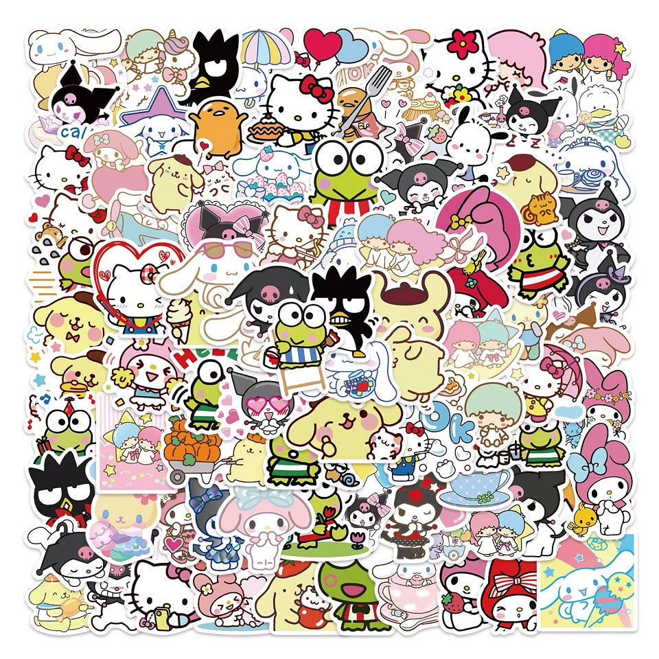 Lot de 20 stickers Sanrio