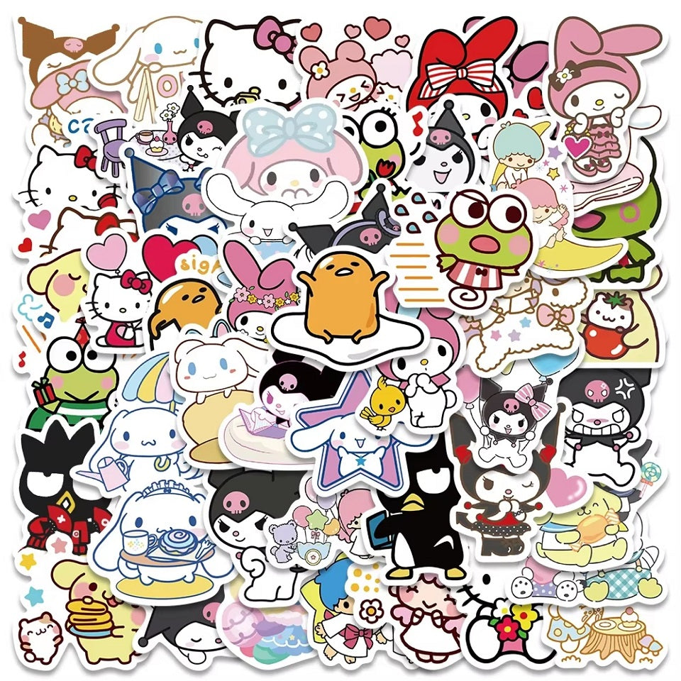 Lot de 20 stickers Sanrio