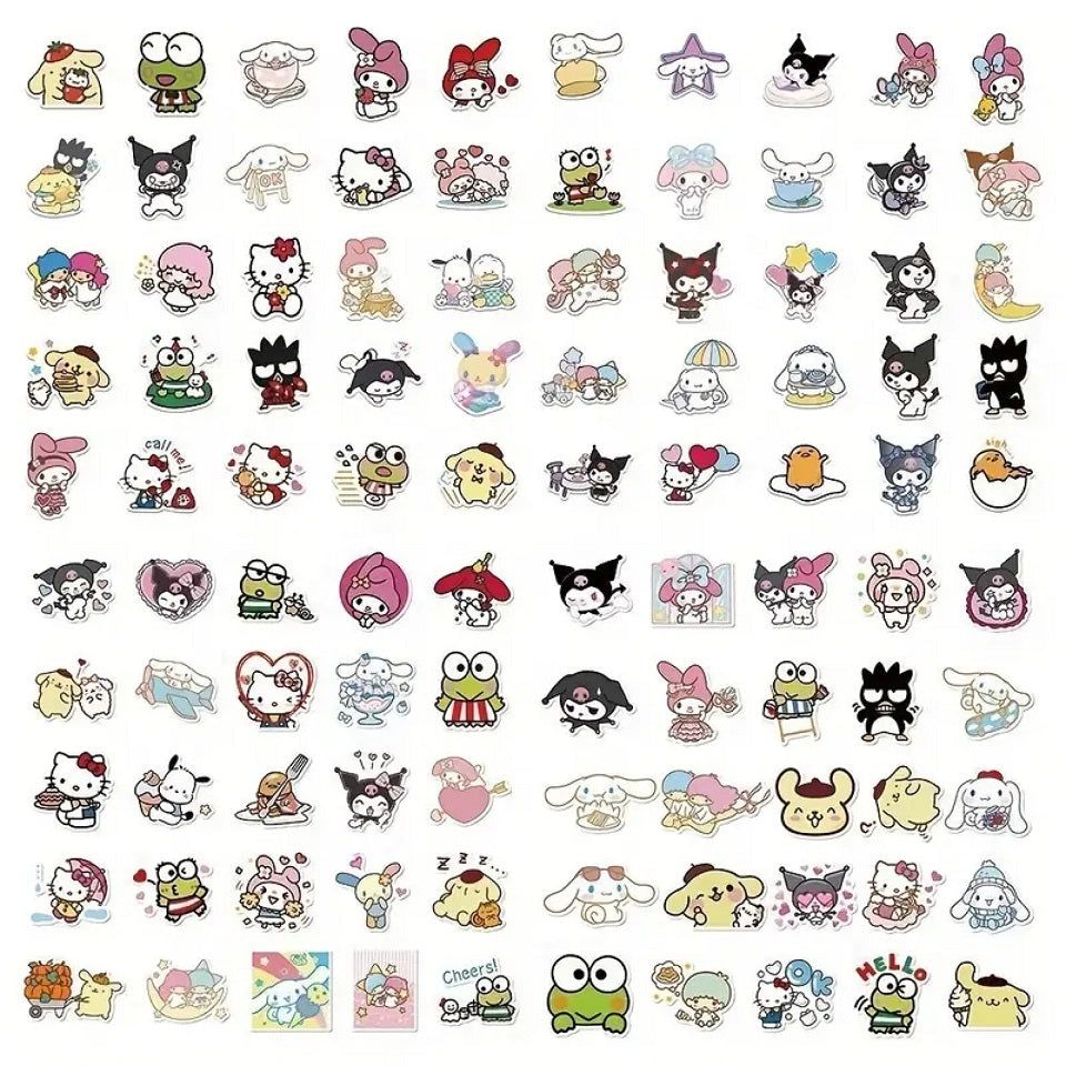Lot de 20 stickers Sanrio
