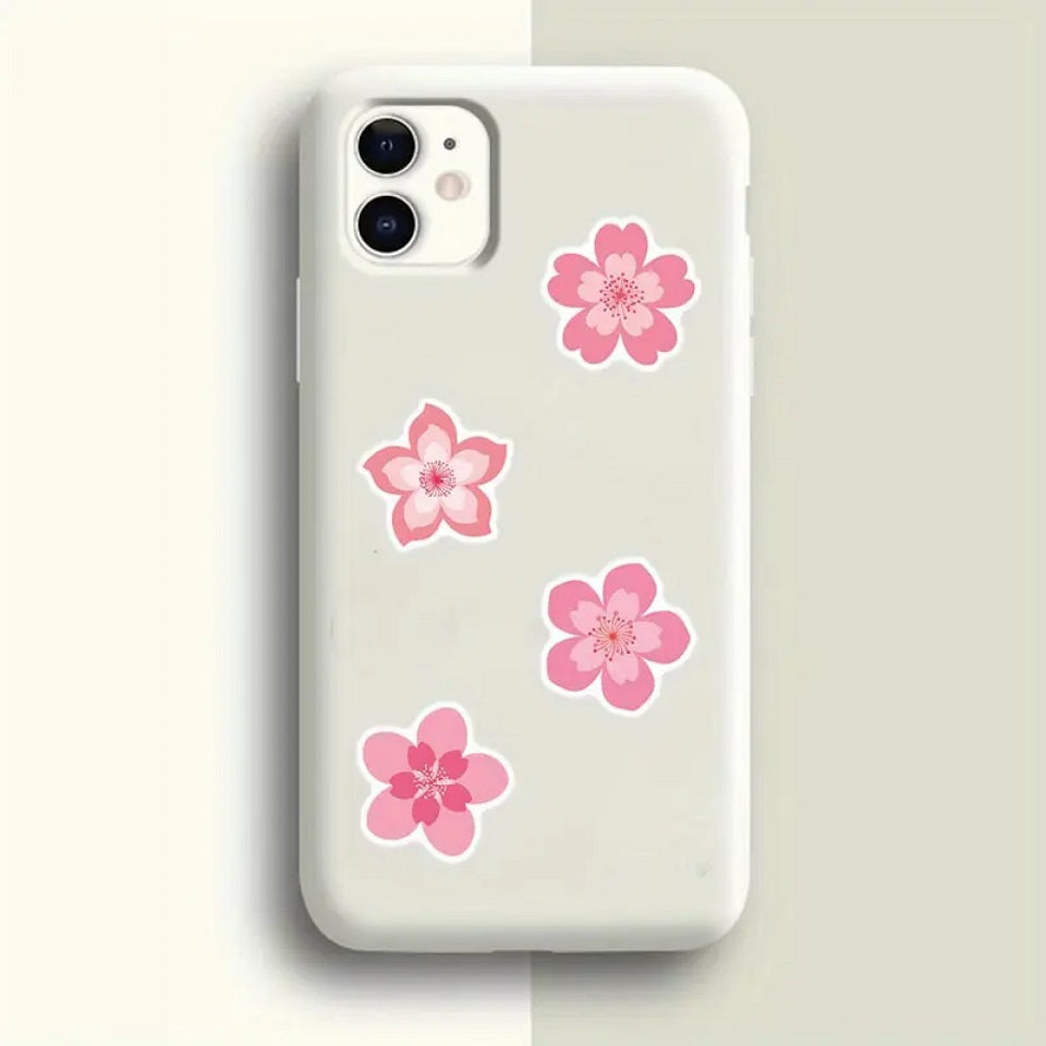 Lot de 20 stickers sakura