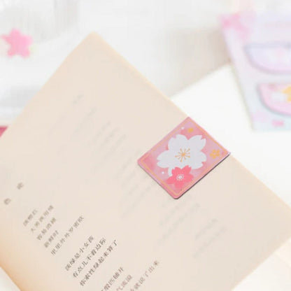 Marque-page magnétique fleur de sakura
