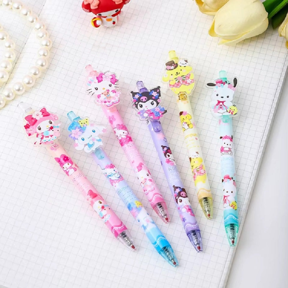 Stylo Sanrio édition fleurs de sakura
