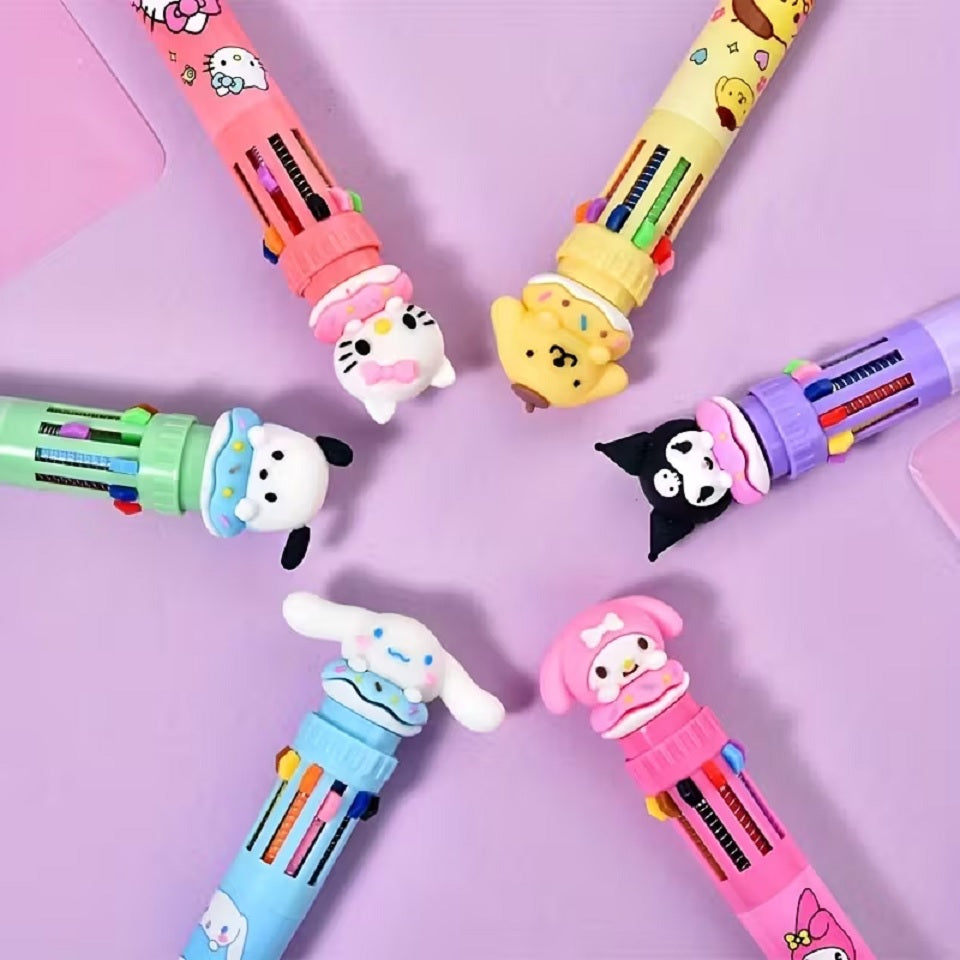 Stylo 10 couleurs Sanrio (PROMO -20%)