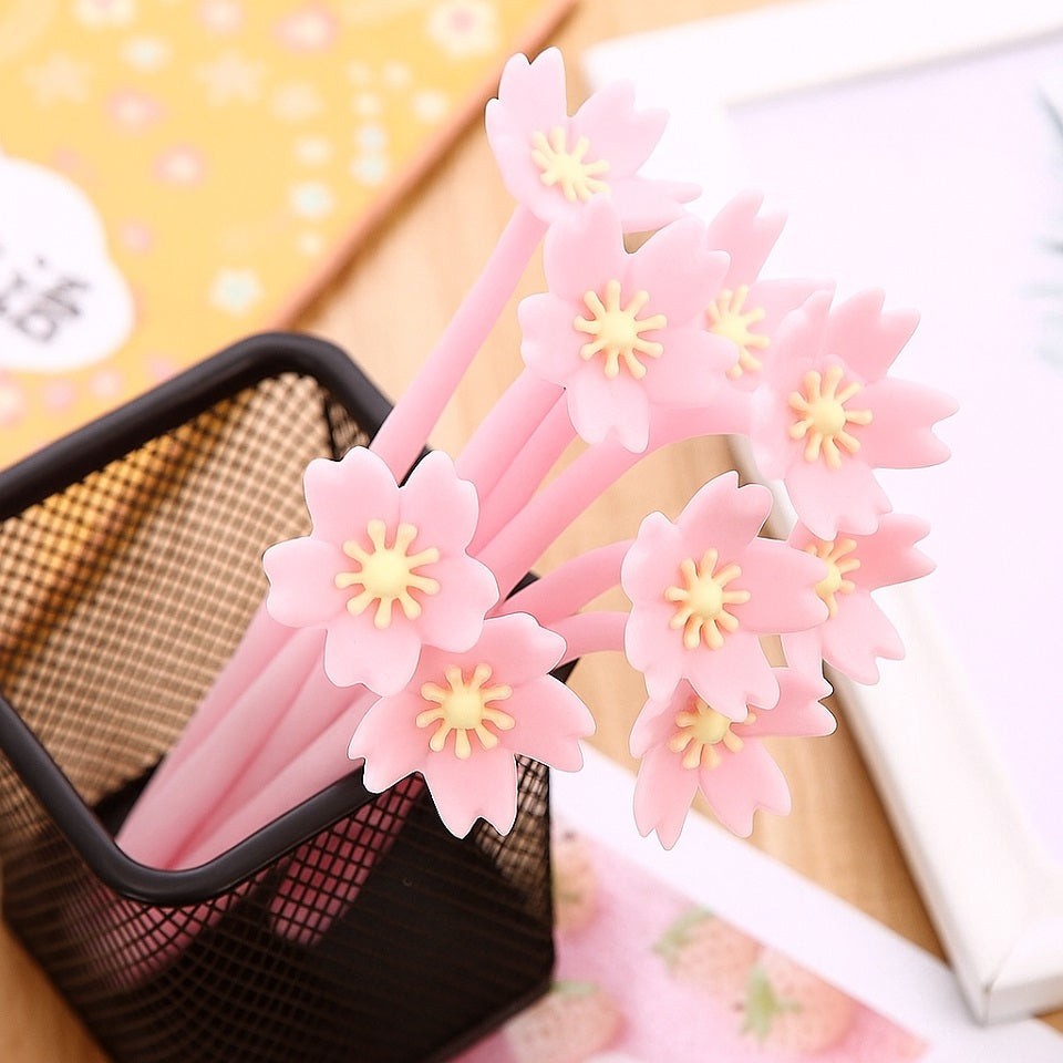 Stylo en forme de fleur de sakura (PROMO -10%)