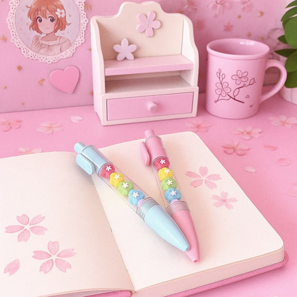 Stylo transparent sakura