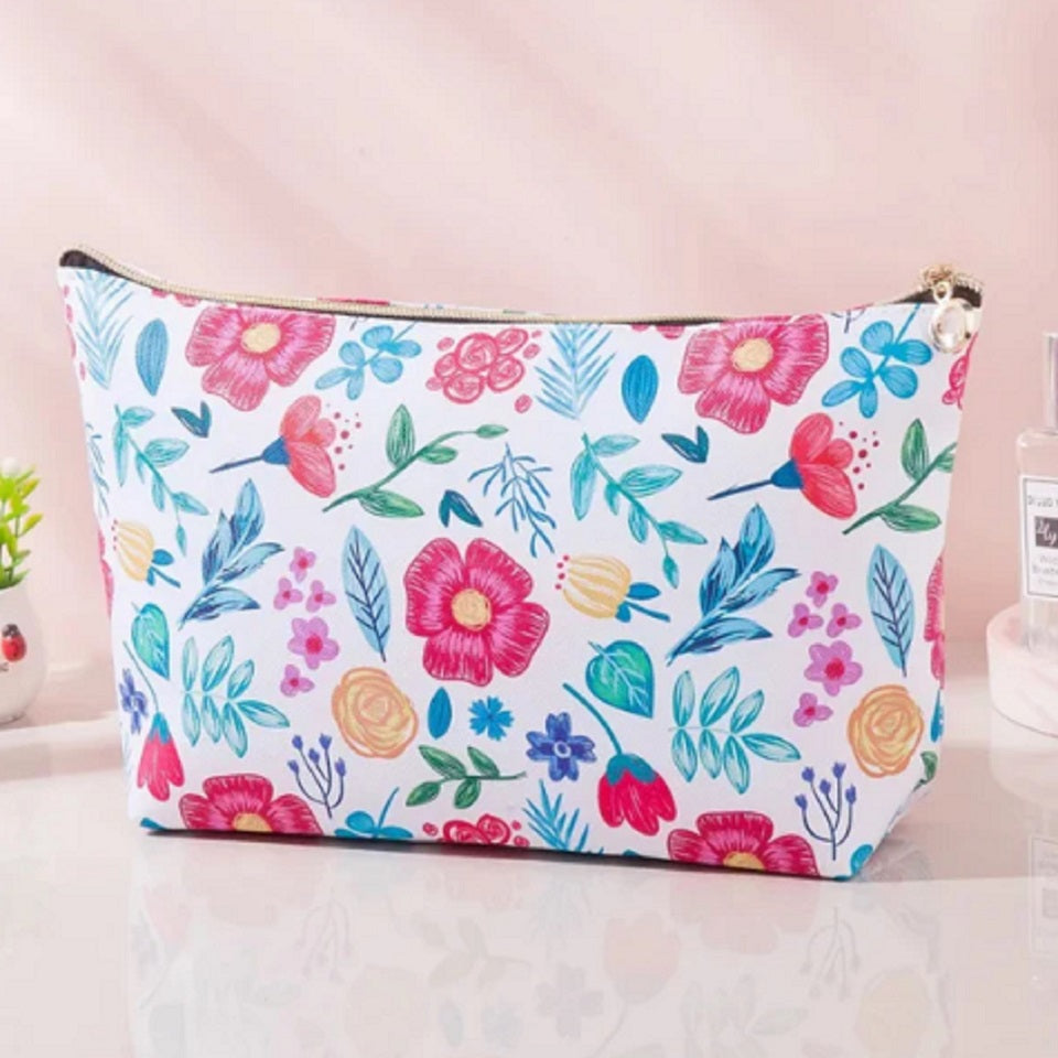 Trousse motif floral