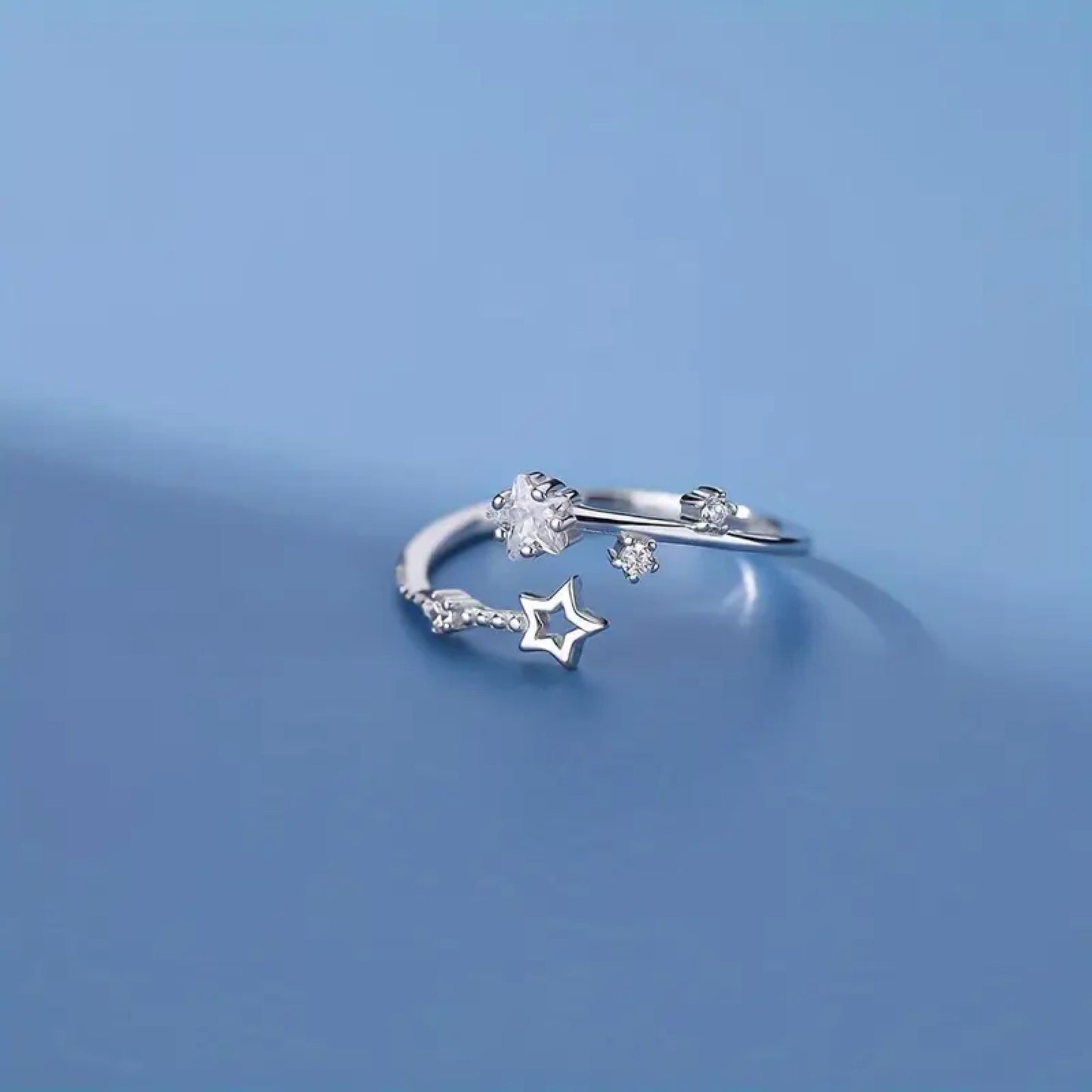 Bague étoiles filantes