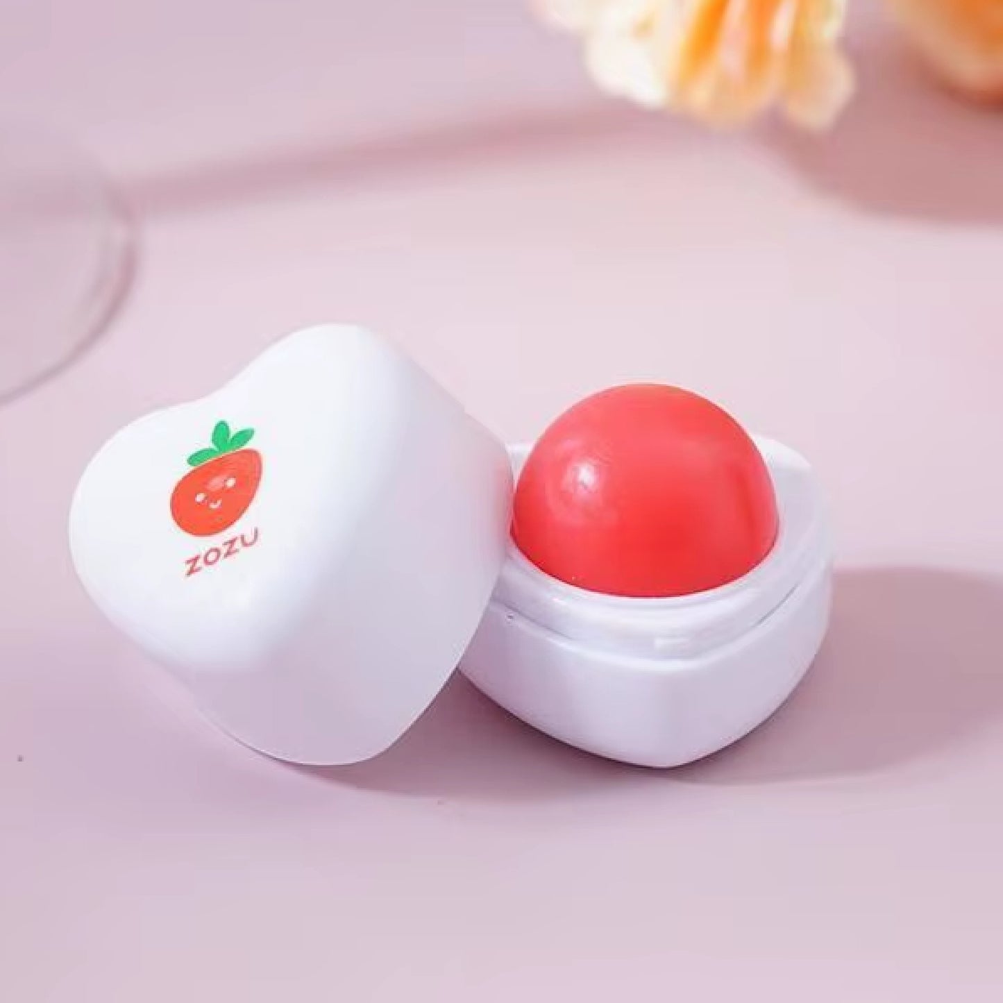 Baume à lèvres en forme de coeur
