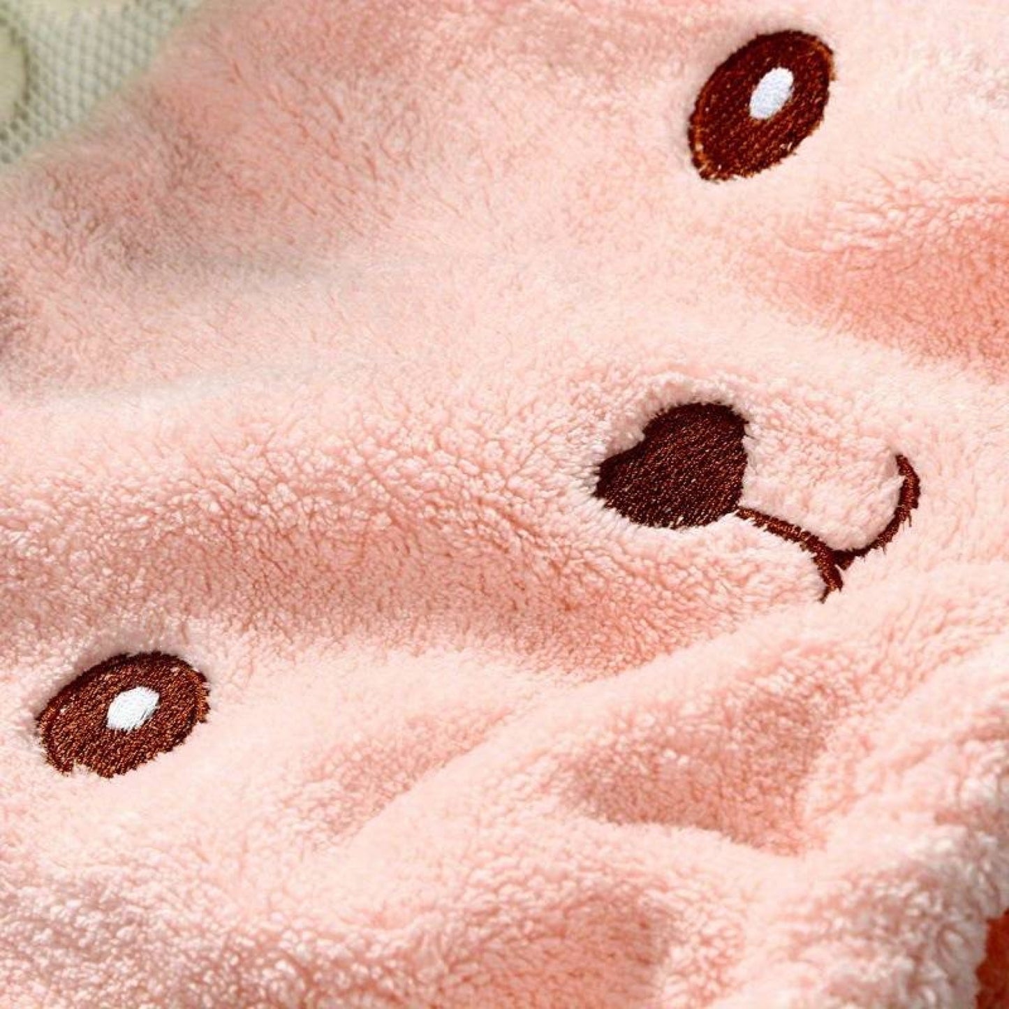 Serviette ourson pour cheveux