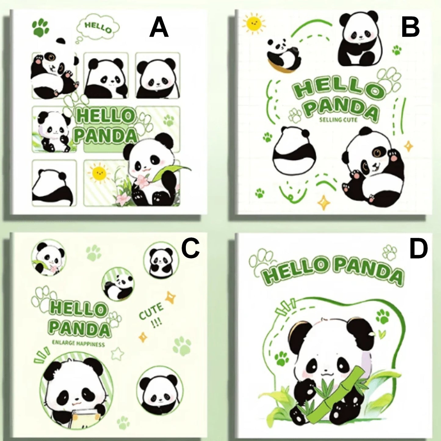 Carnet Hello panda