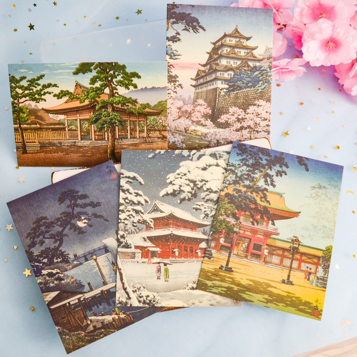 Carte postale paysages japonais