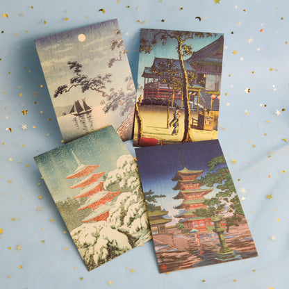 Carte postale paysages japonais