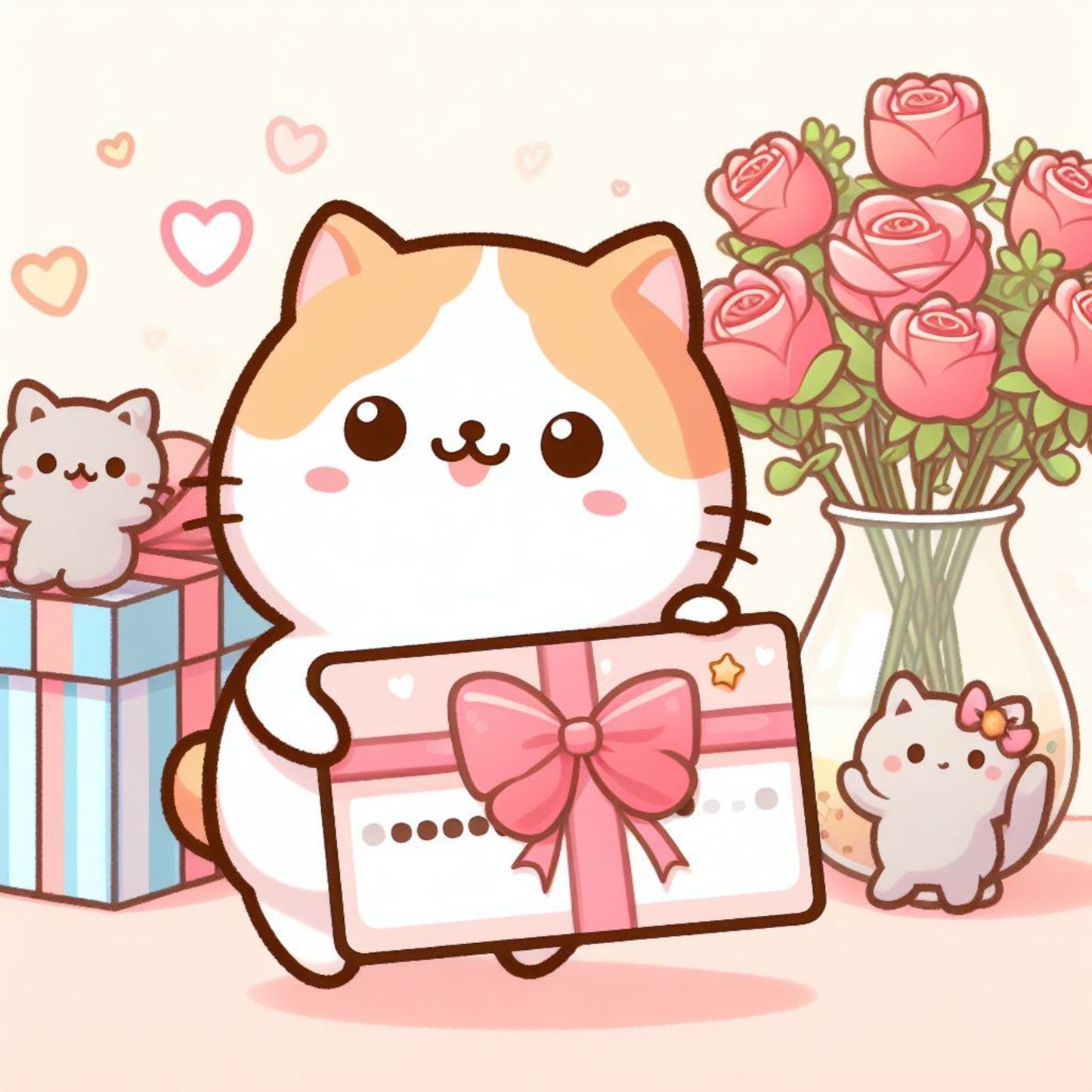 Carte cadeau Neko Kawaii