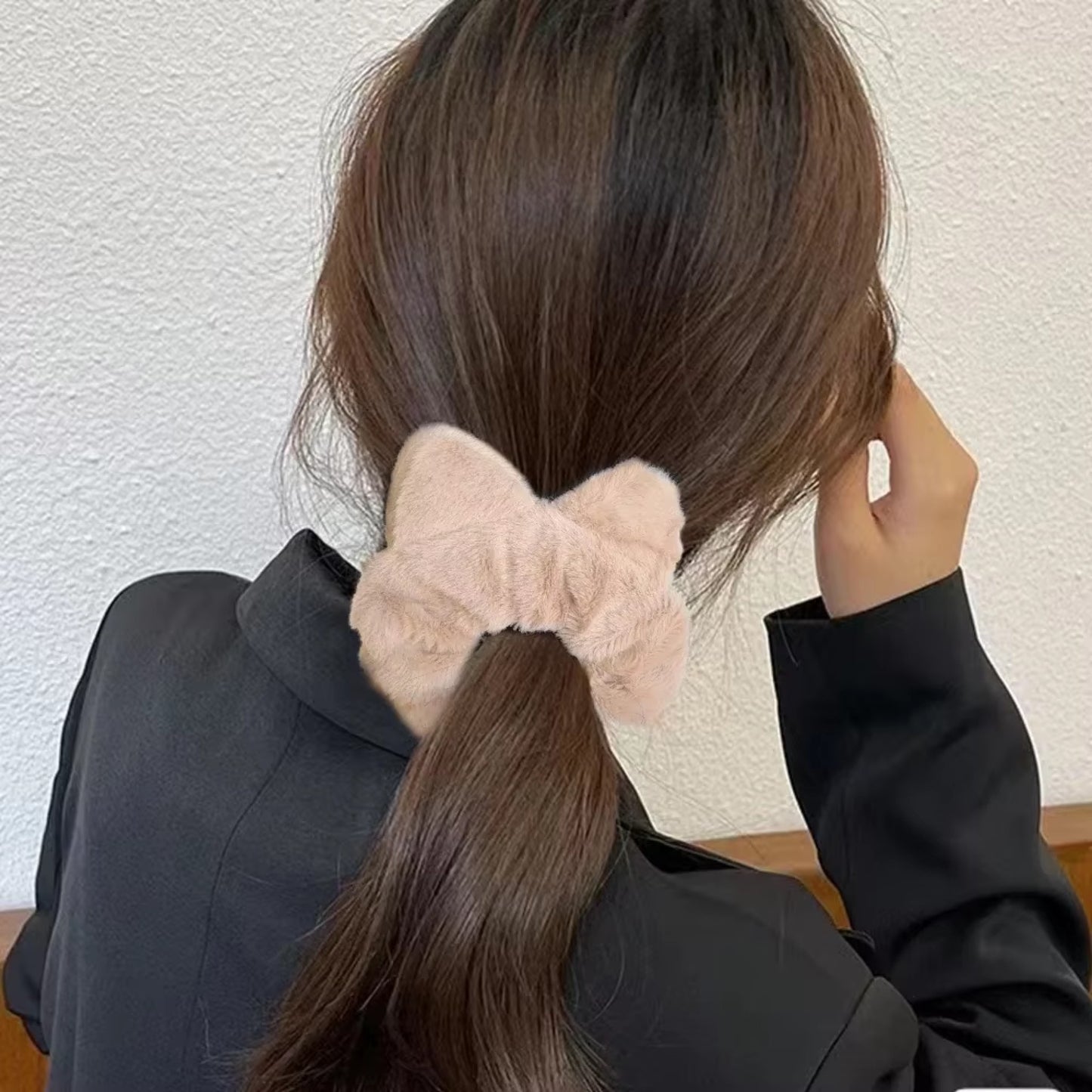 Chouchou fluffy oreilles de chat