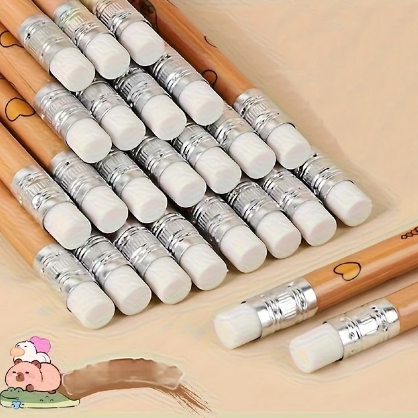 Crayon à papier capybara