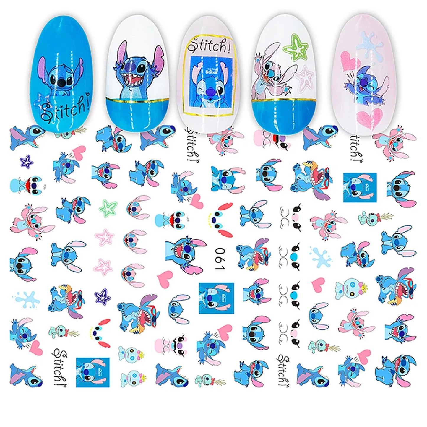 Déco nail art Stitch