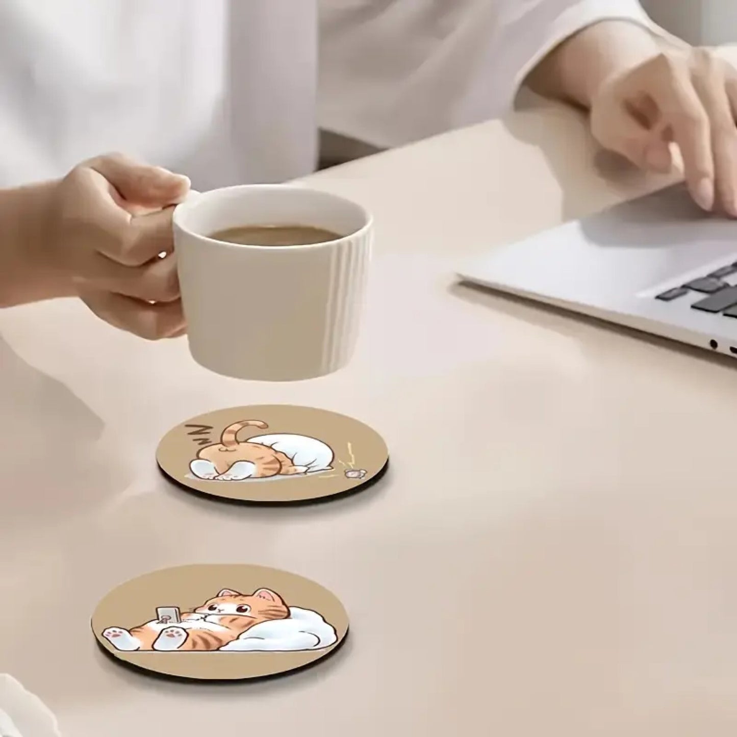 Dessous de verre chibi chat