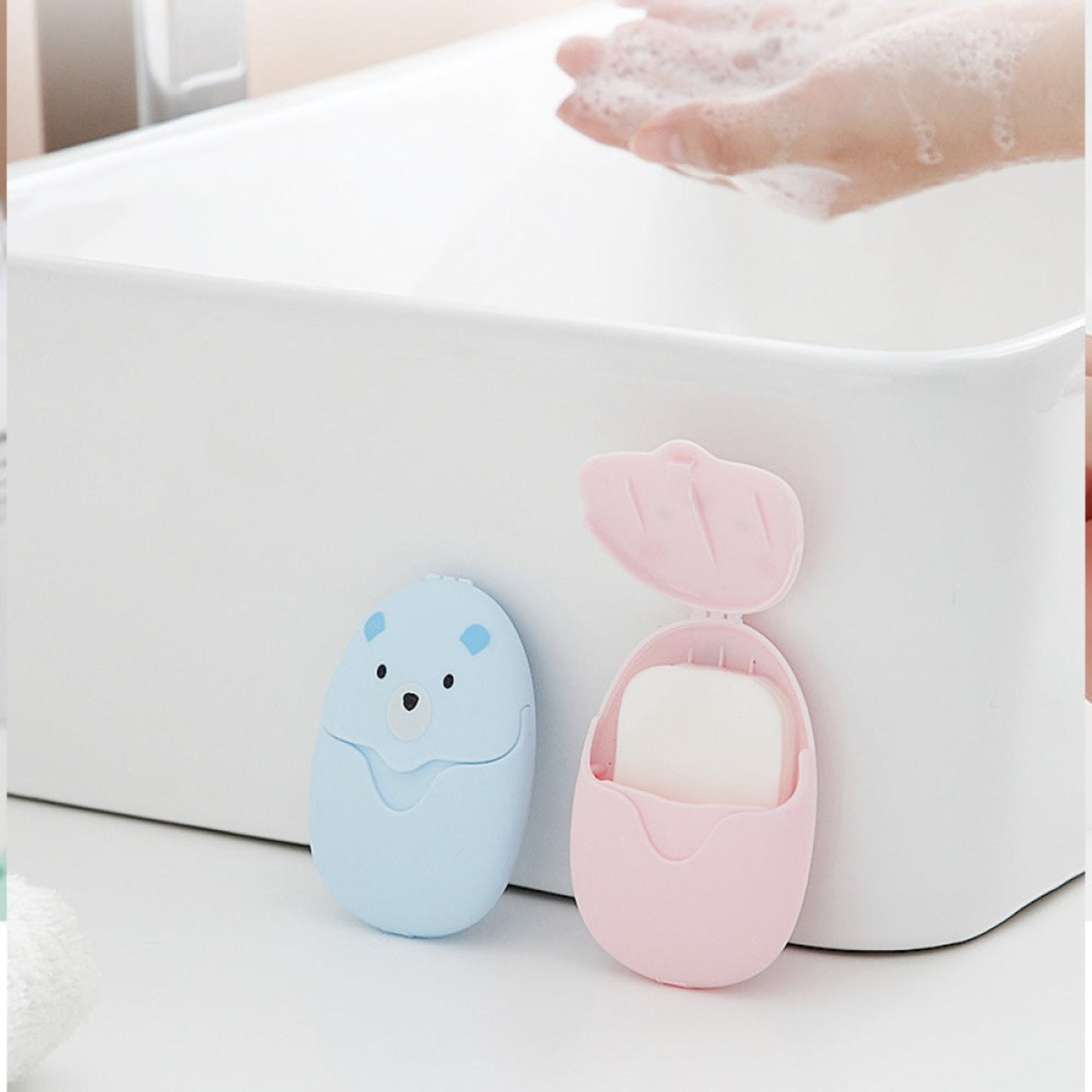 Feuilles de savon ourson