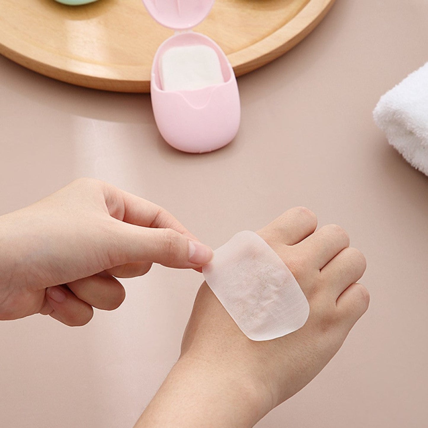 Feuilles de savon ourson