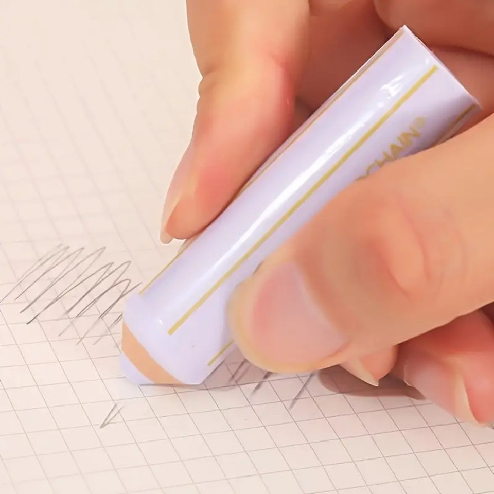 Gomme en forme de crayon de couleur