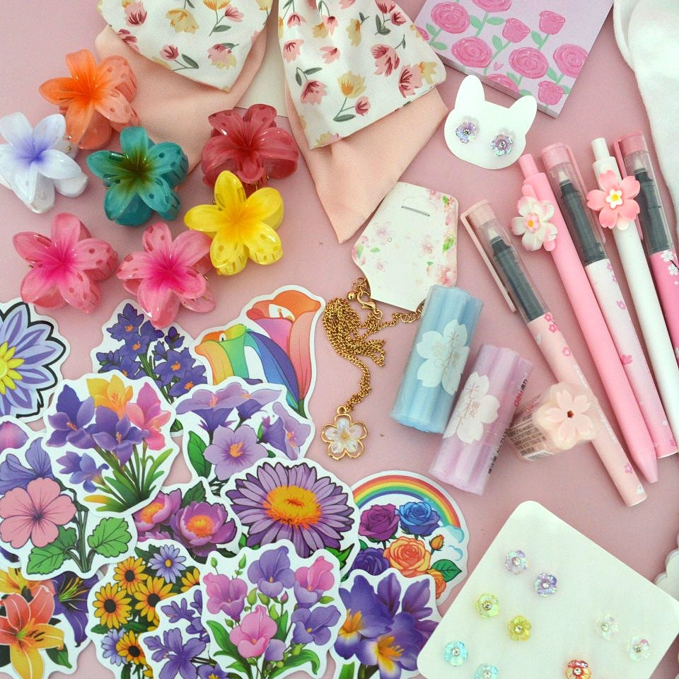 Lot thème fleurs (PROMO -27%)