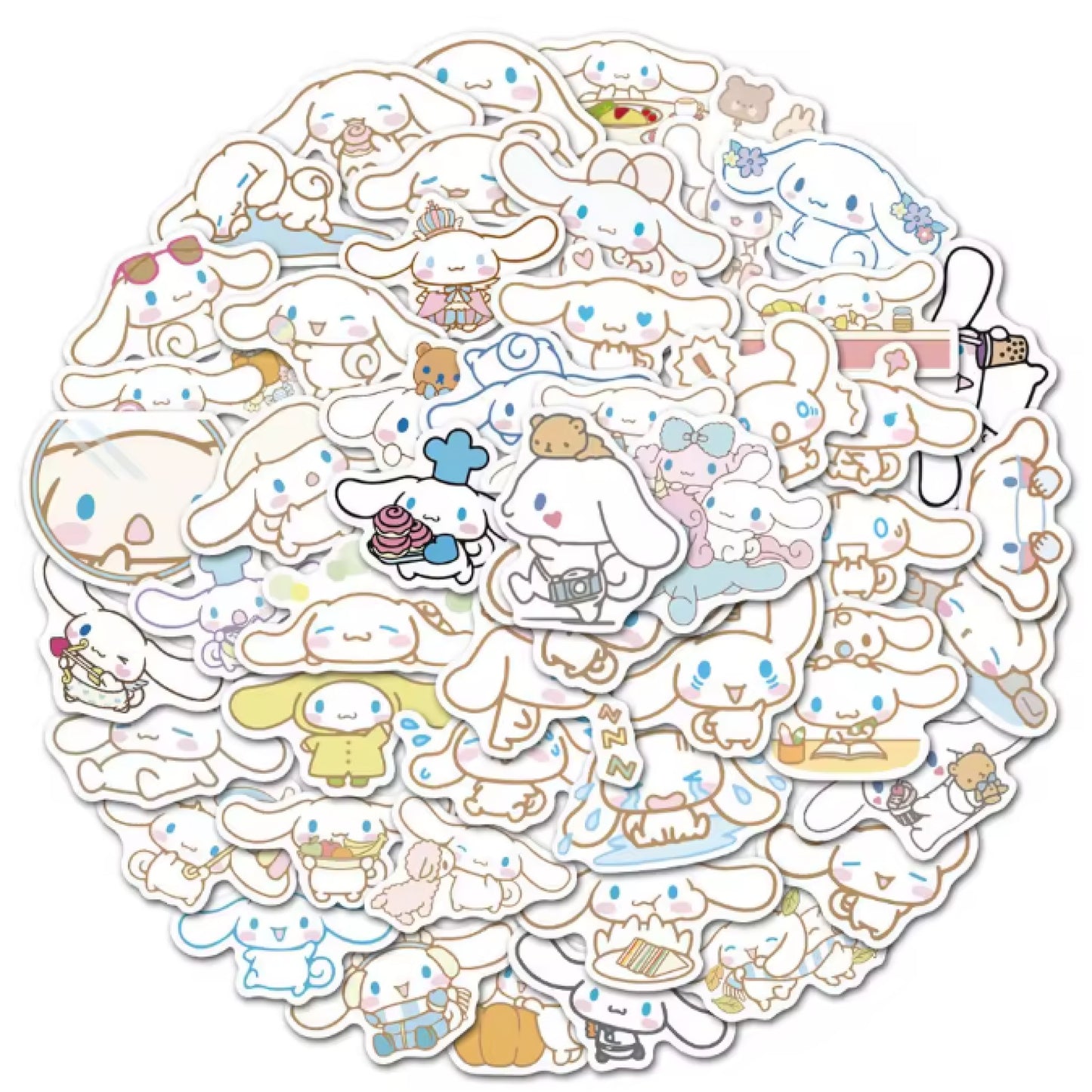 Lot de 20 stickers Cinnamoroll