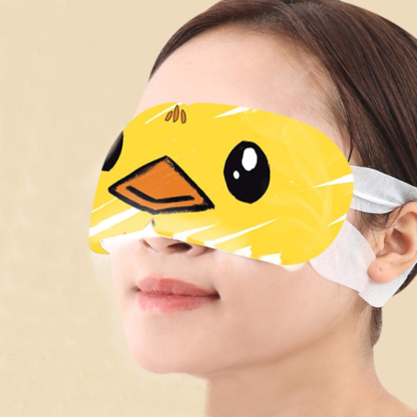 Masque chauffant pour les yeux motif poussin (PROMO -50%)