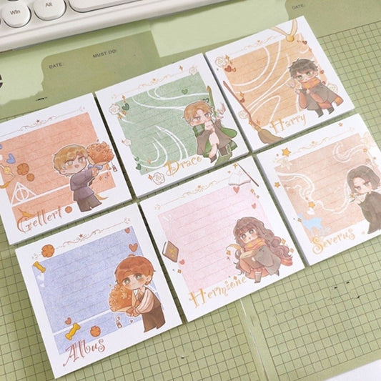 des mémos adhésifs reprenant vos personnages préférés de la saga Harry Potter en version chibi adorable !