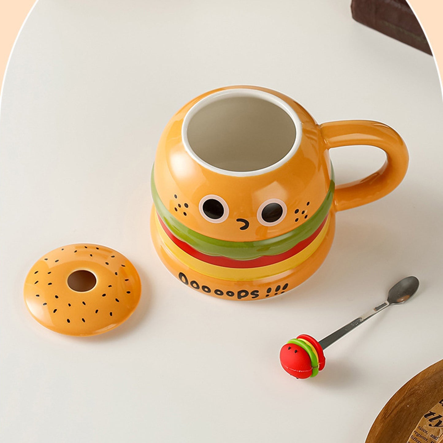 Mug en forme de hamburger