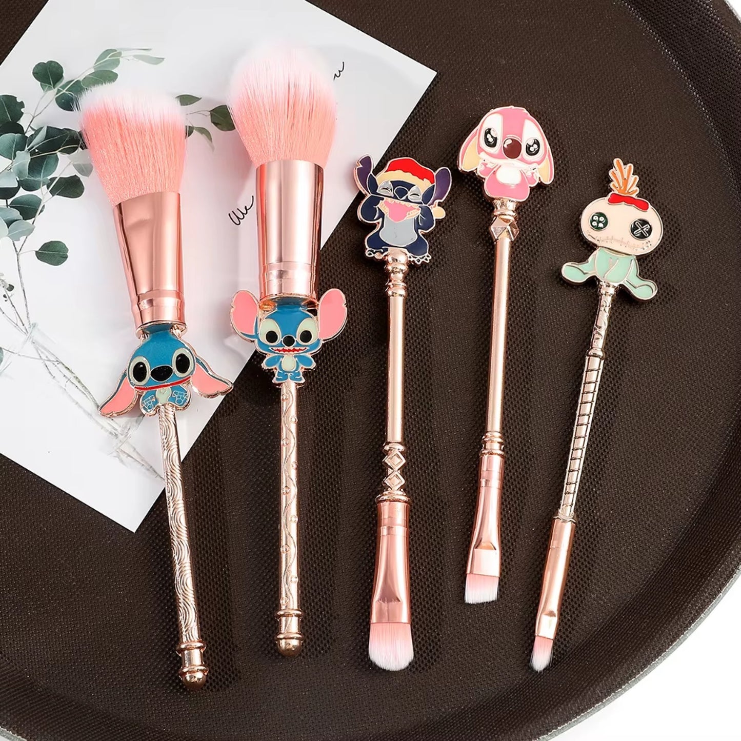 Lot de 5 pinceaux maquillage Stitch