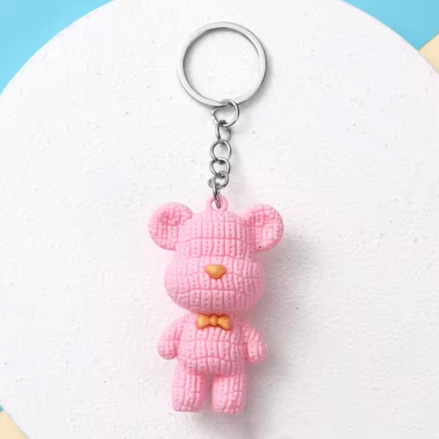 Porte-clés ourson coloré