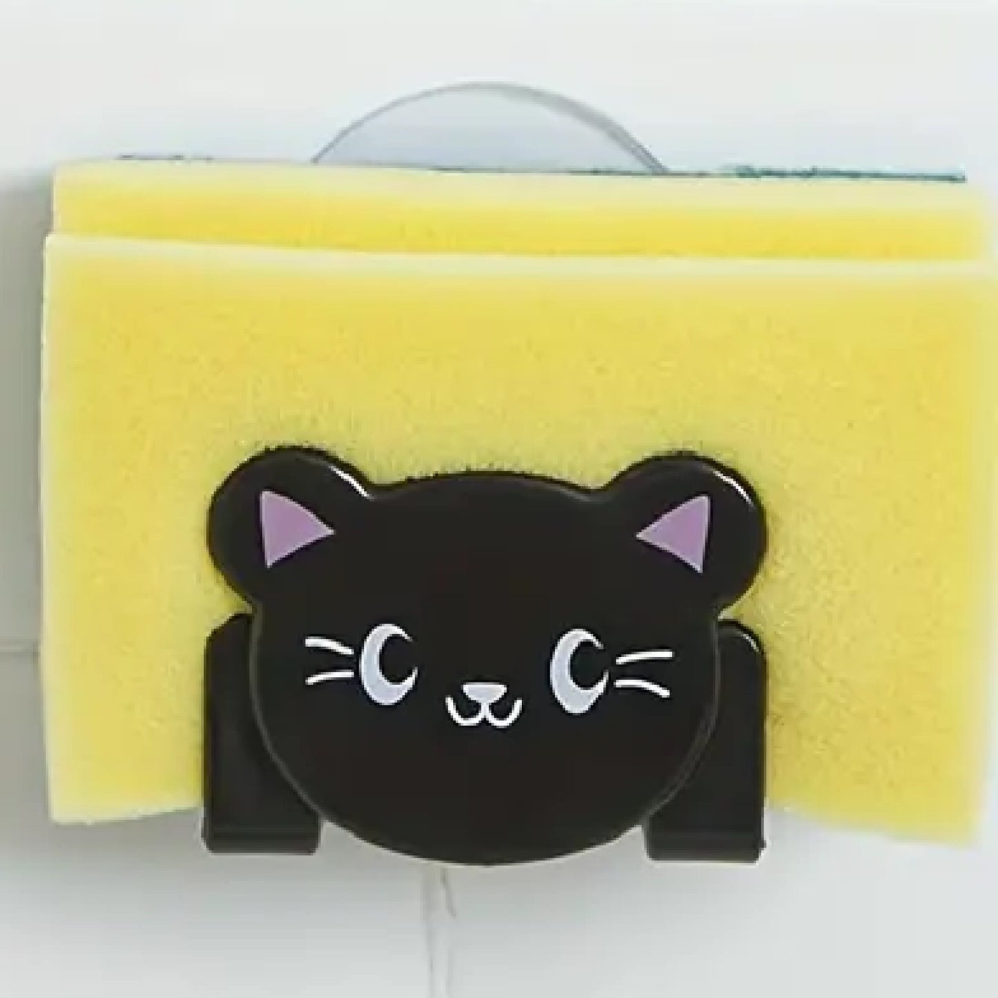 Porte éponge chat noir (PROMO -15%)