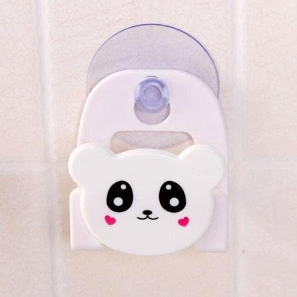 un porte éponge panda tout mignon avec sa bouille expressif, ses grands yeux et ses petits coeurs. Pratique, vous pourrez y ranger votre éponge, fini de la laisser trainer dans l'évier.