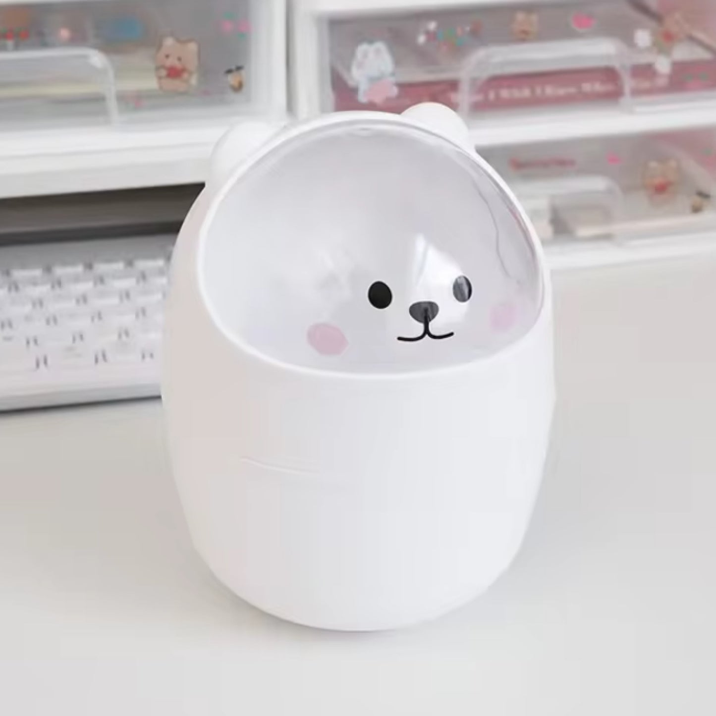Poubelle de bureau ourson