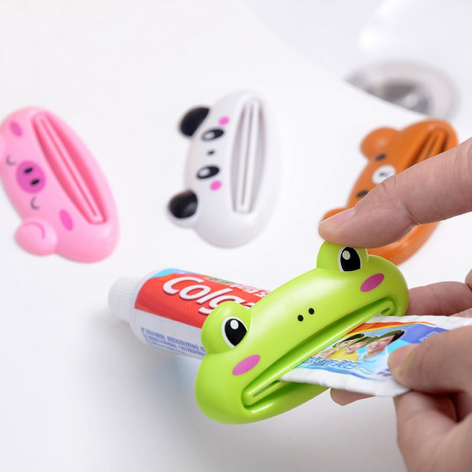 Des petits accessoires tout mignon et adorable au design d'animal : grenouille, panda, ourson et cochon pour vider vos tubes sans effort.