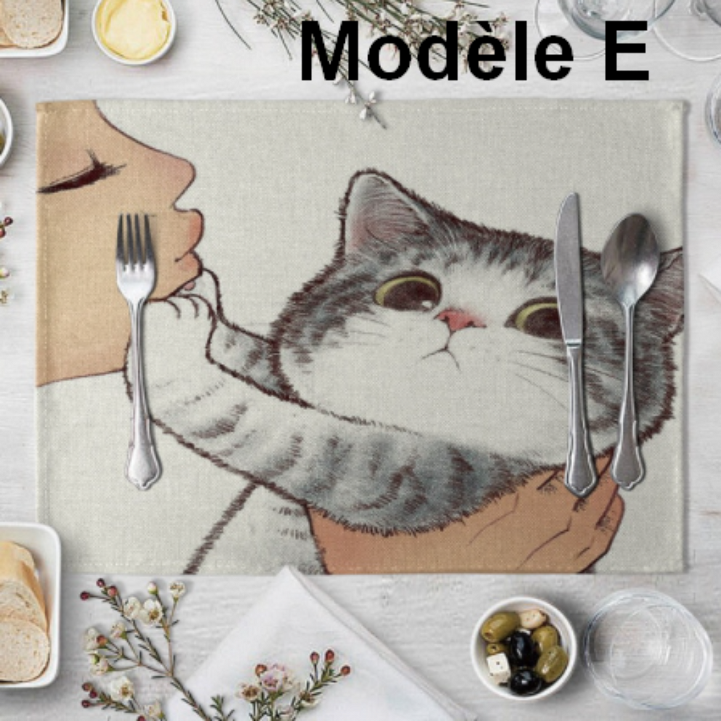 Set de table chat