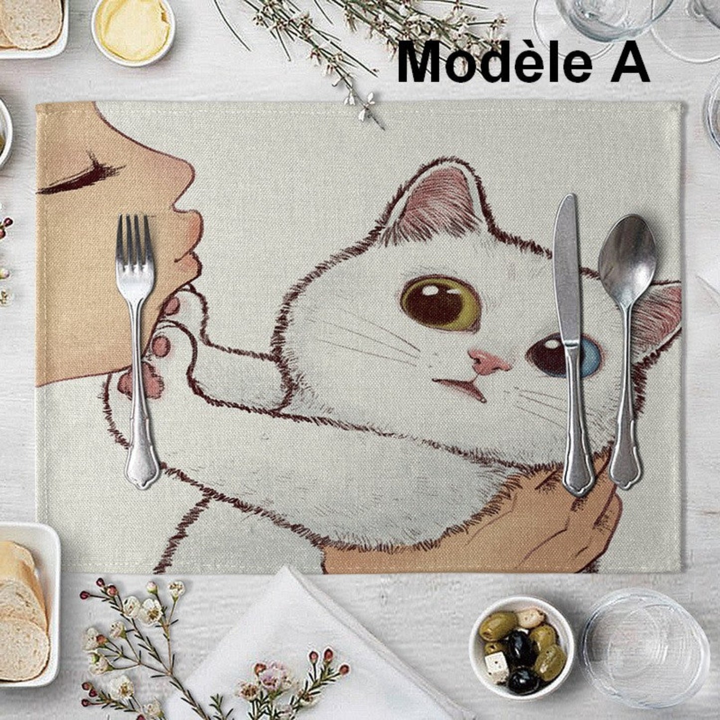 Set de table chat