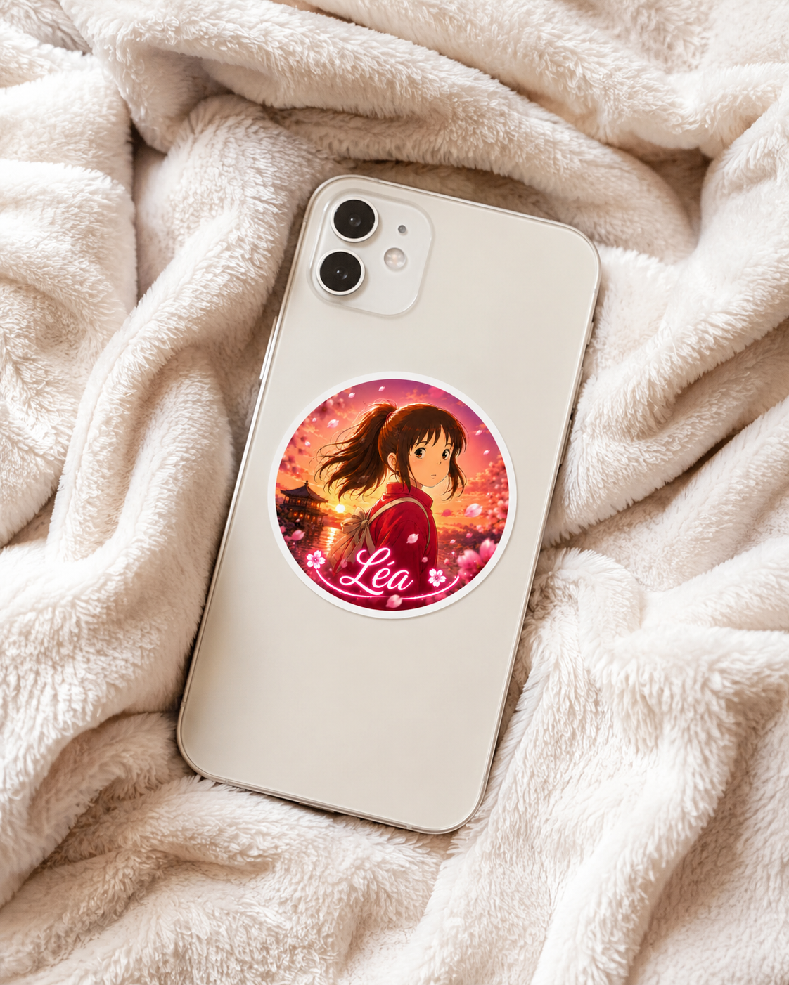 Sticker prénom personnalisé Le voyage de Chihiro